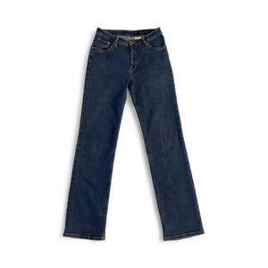Lawman straight leg, dark wash jeans size 7/8